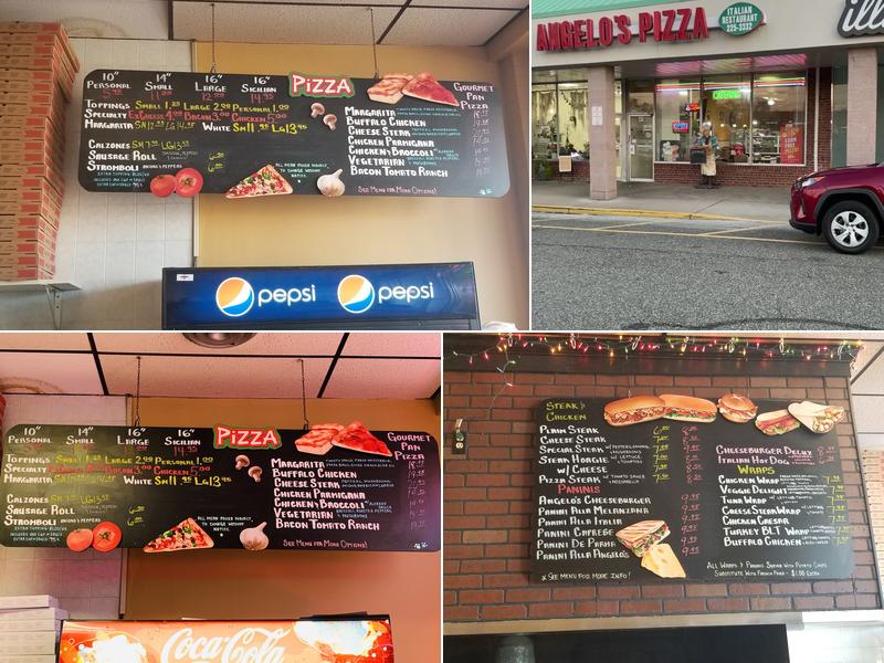 Angelo's Pizza Menu