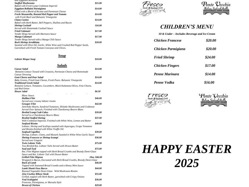LouCas Menu