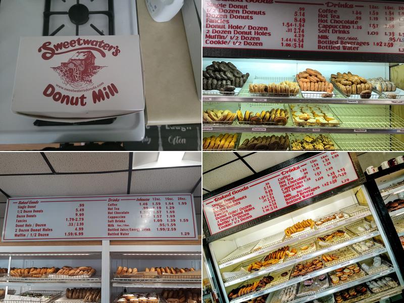 Sweetwater's Donut Mill Menu