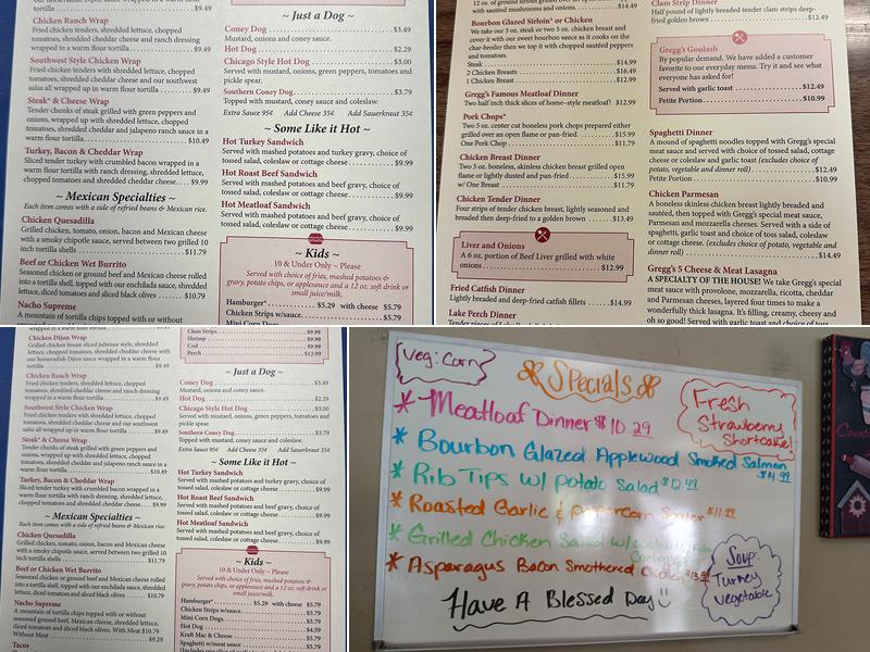 Coney Island Cafe & Grill Menu