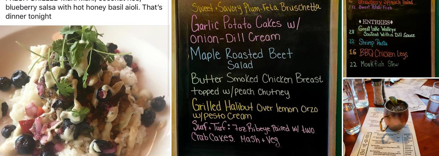 Canal Street Cafe Menu