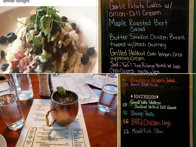 Canal Street Cafe Menu