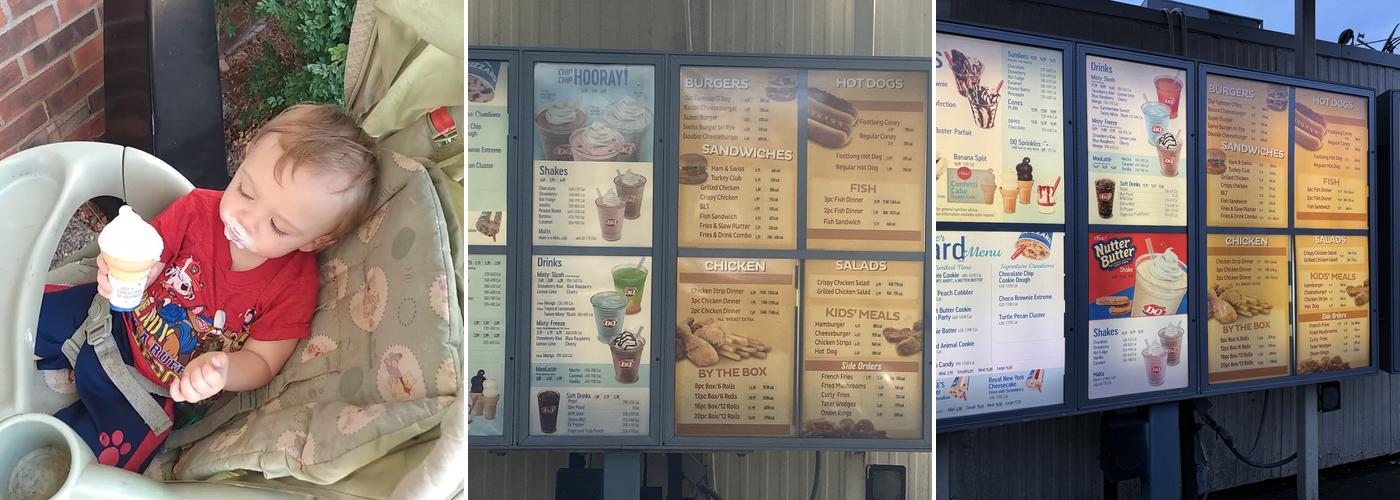 Dairy Queen Store Menu