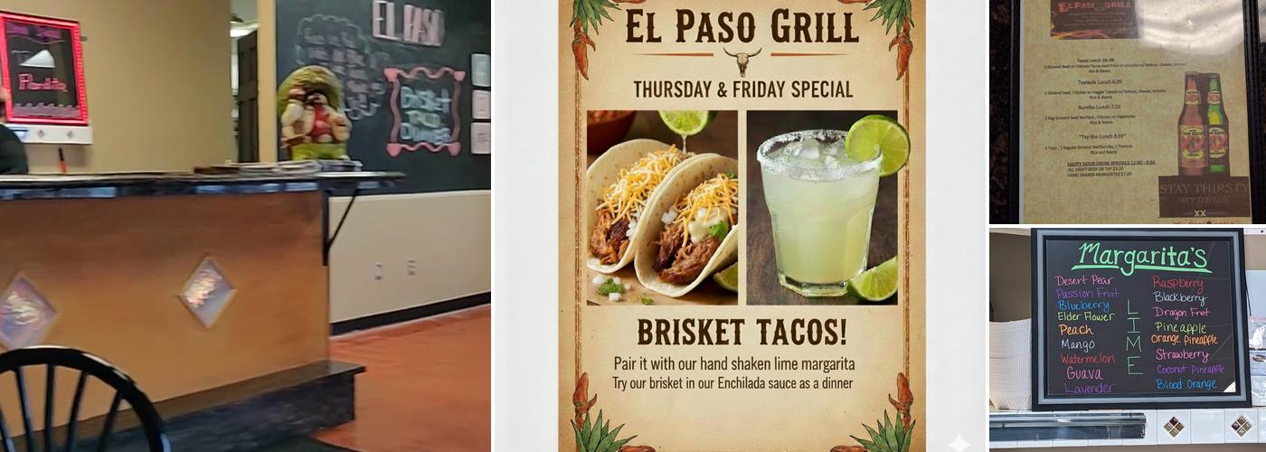 El Paso Grill Menu