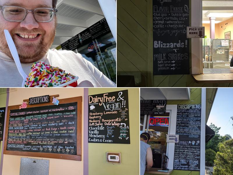 Lucky's Ice Cream Menu