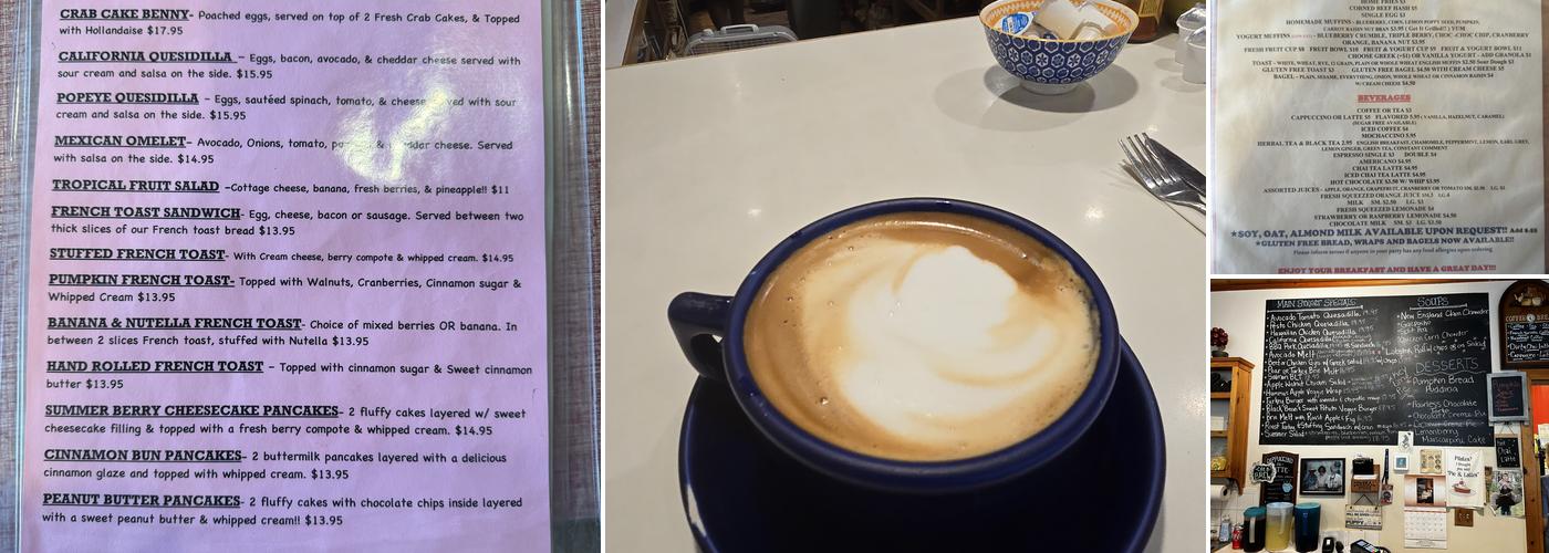 Main Street Cafe Menu