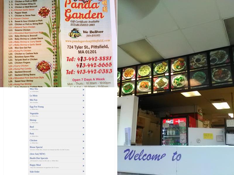Panda Garden Menu