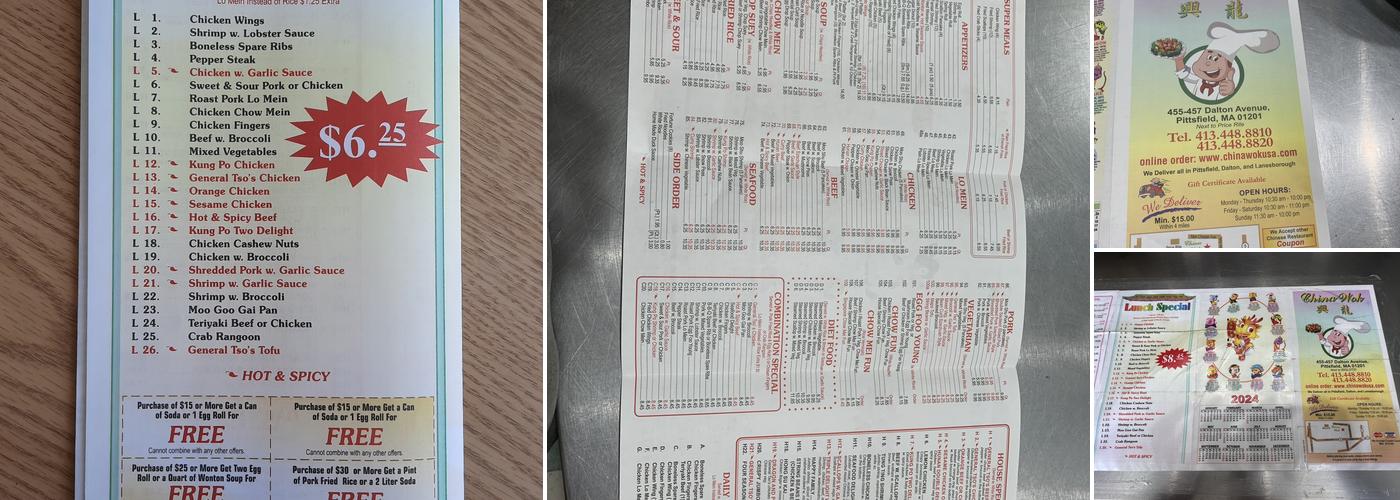 China Wok Menu