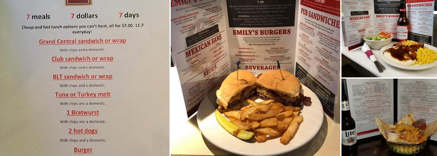 Grand Central Menu