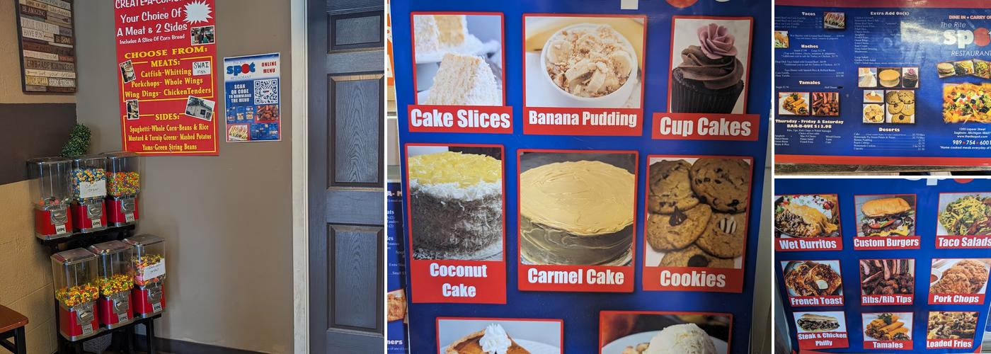 Rite Spot Menu