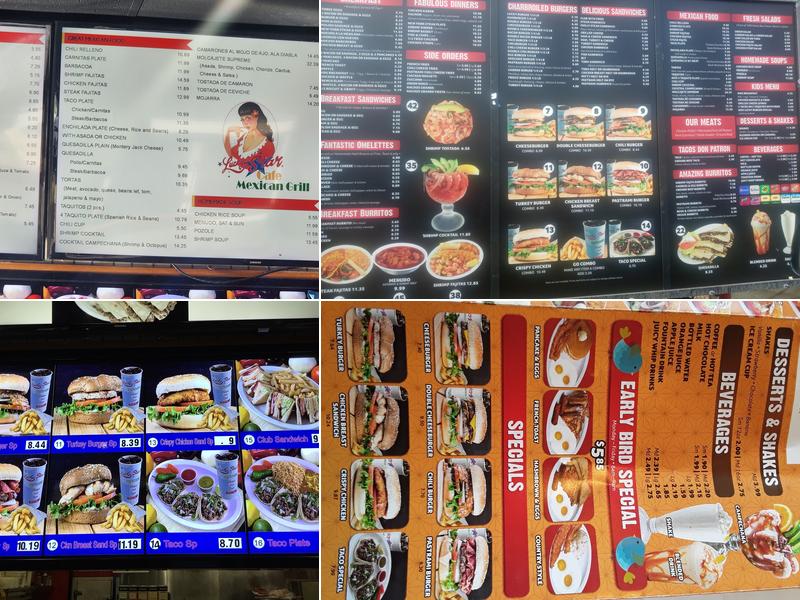 Lucky Star Cafe Menu