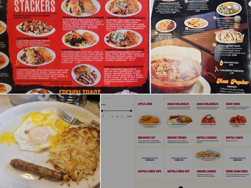 Loaded Cafe - Long Beach Menu