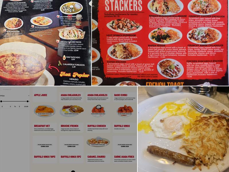 Loaded Cafe - Long Beach Menu