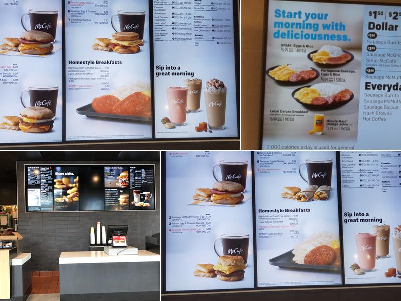 McDonald's Menu