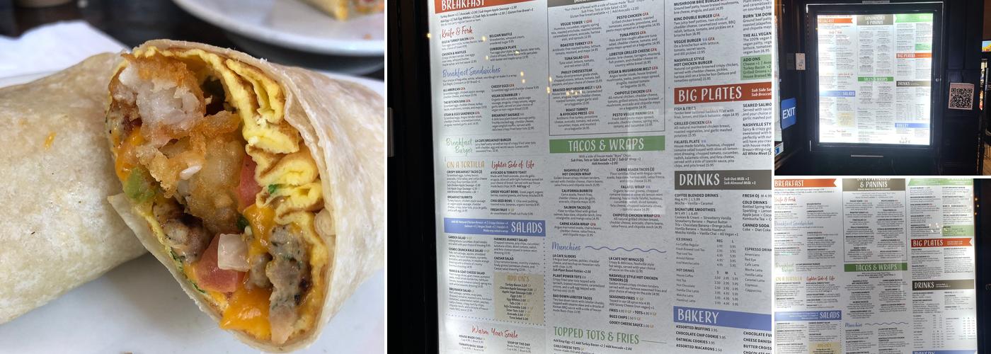 The L.A. Cafe Menu