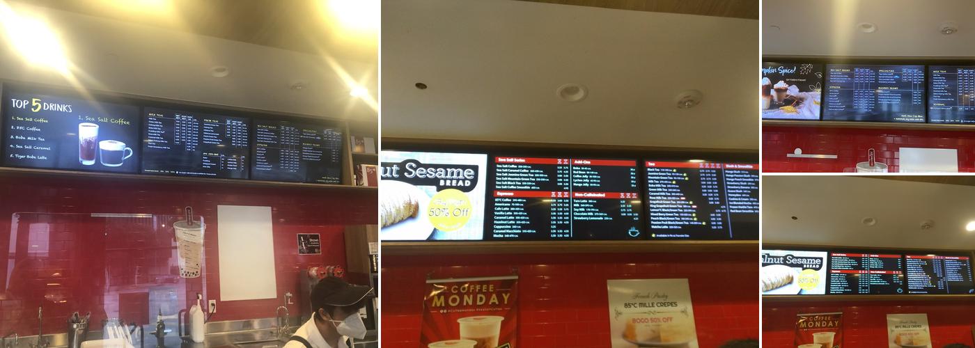 85°C Bakery Cafe - Downtown Los Angeles Menu