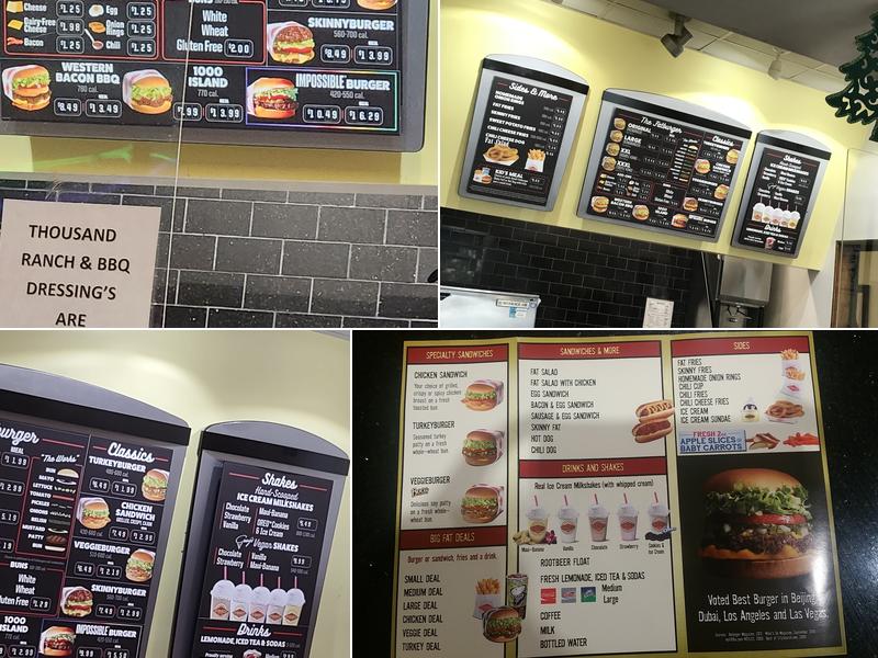Fatburger Menu