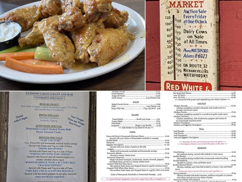 Guiseppe's Menu
