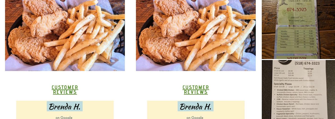 Brad's Menu