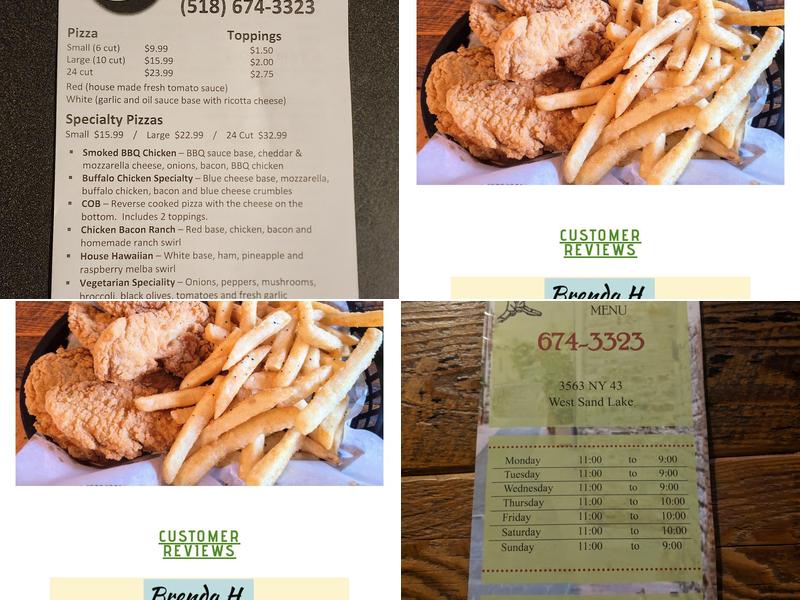 Brad's Menu