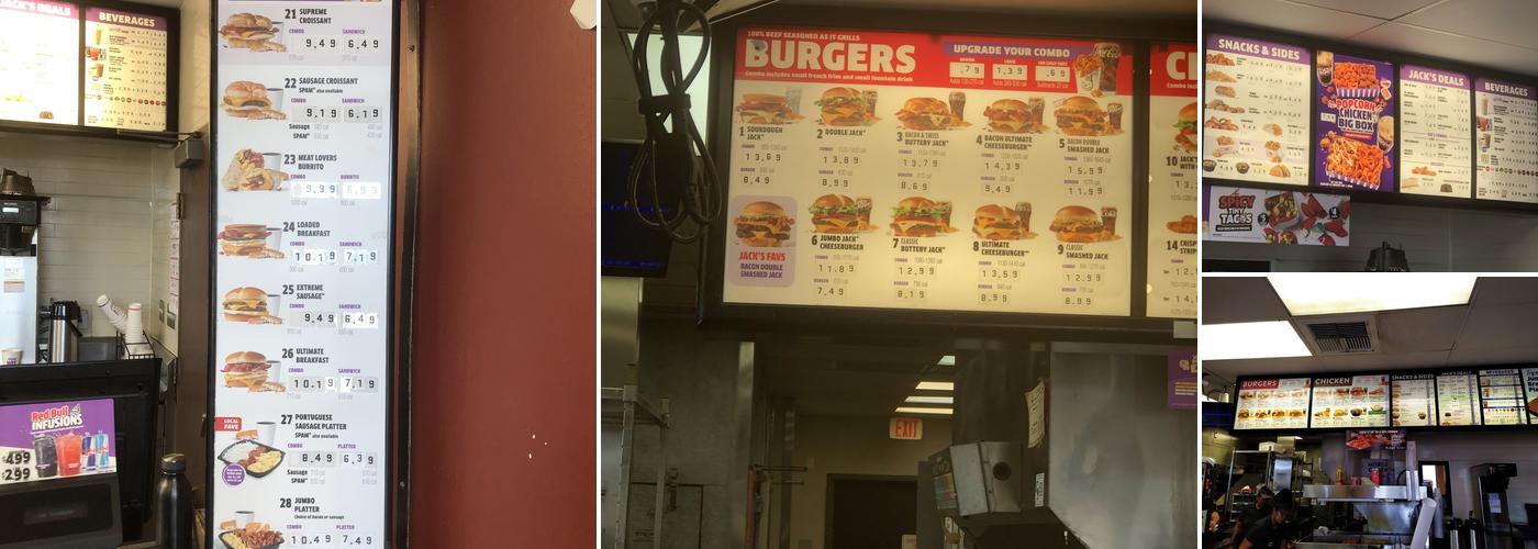 Jack In The Box Menu