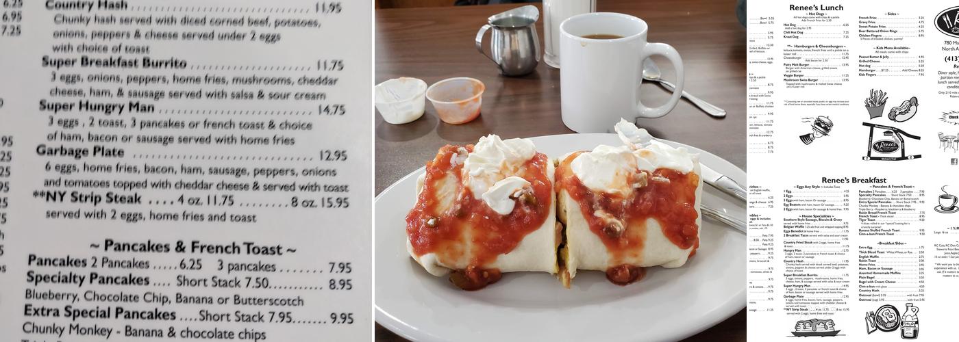 Renee's Diner Menu