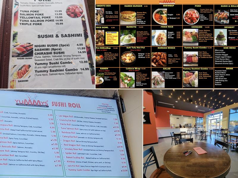 Yummy's Menu