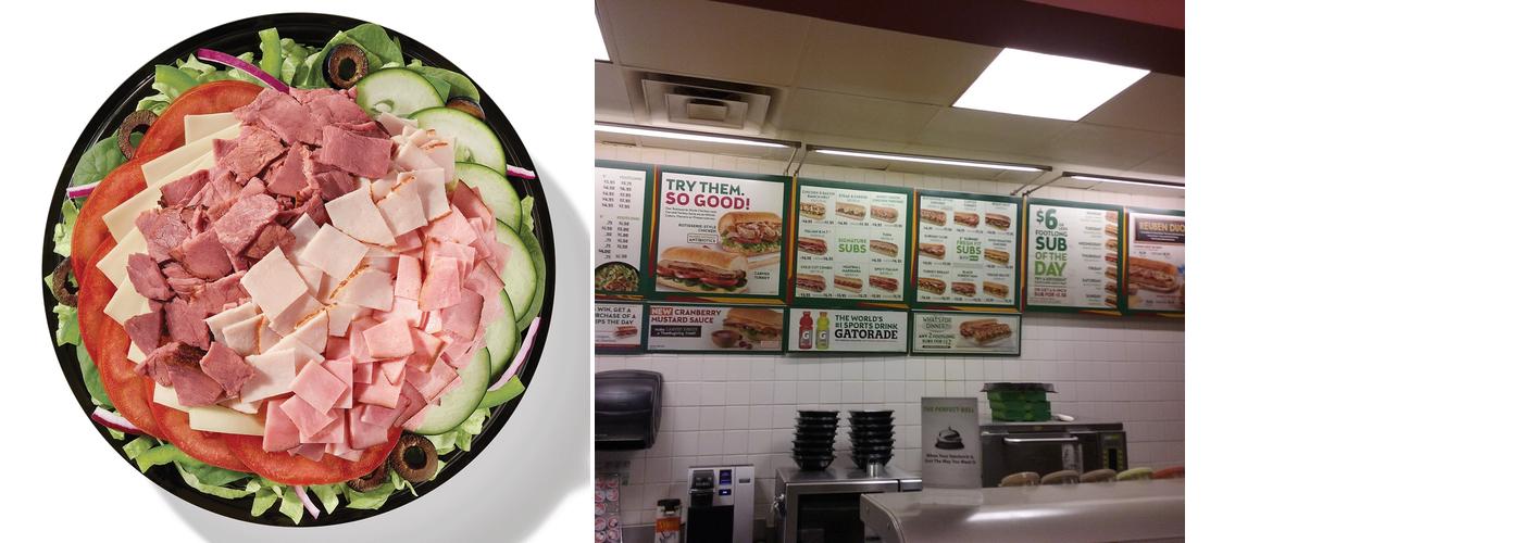 Subway Menu