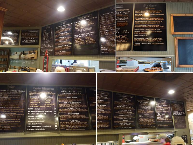 Nicolletti's Pizza Menu