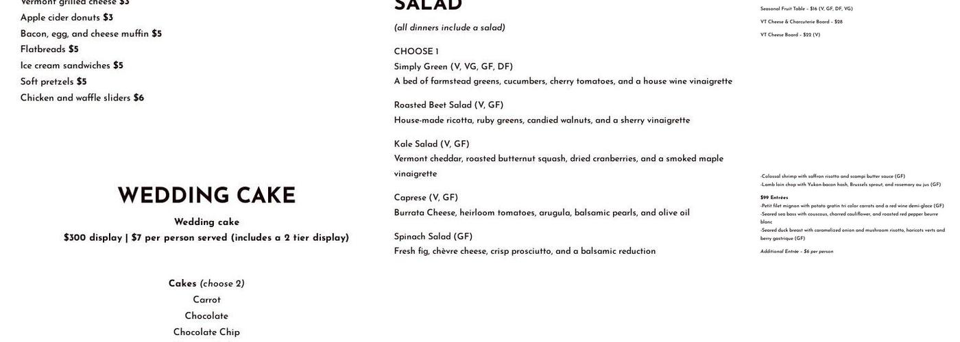 Pangaea Menu