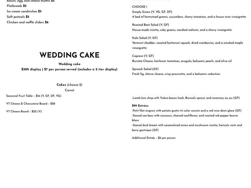 Pangaea Menu