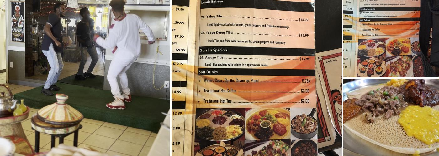 Gursha Ethiopian Restaurant Menu