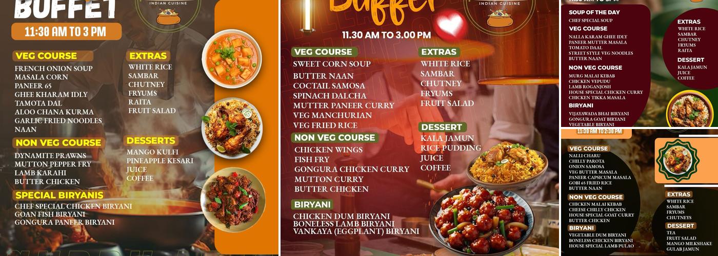 Curry Leaf Indian Cuisine Menu