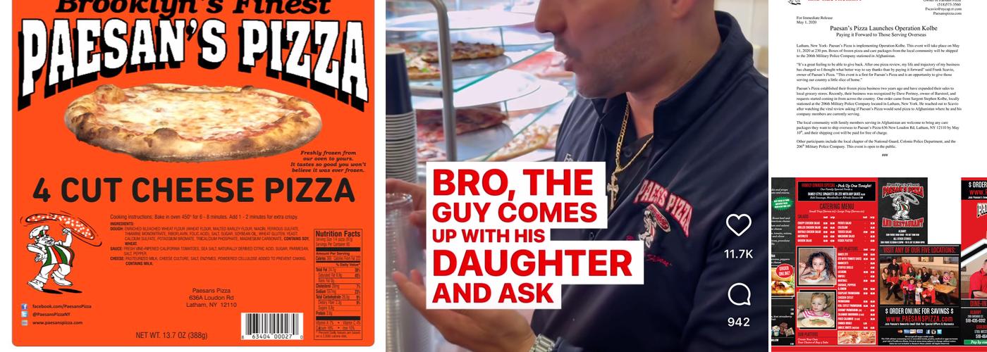 Paesan's Pizza & Restaurant Menu