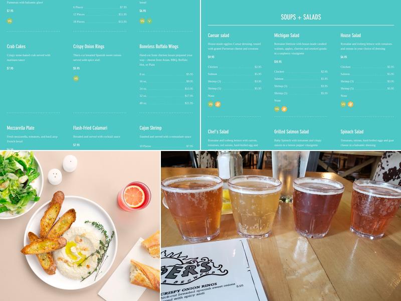 Harper's Restaurant & Brew Pub Menu