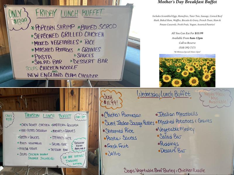 White Stone Cafe Menu