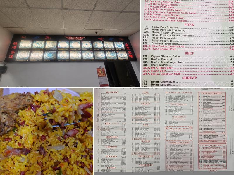 China King Menu