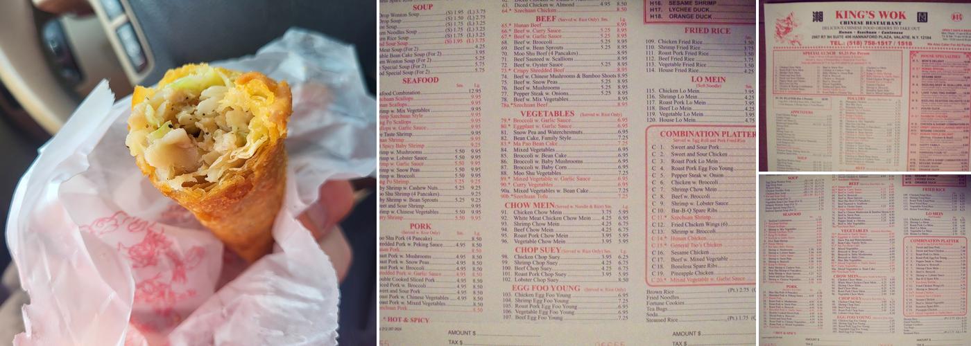 Kings Wok Menu