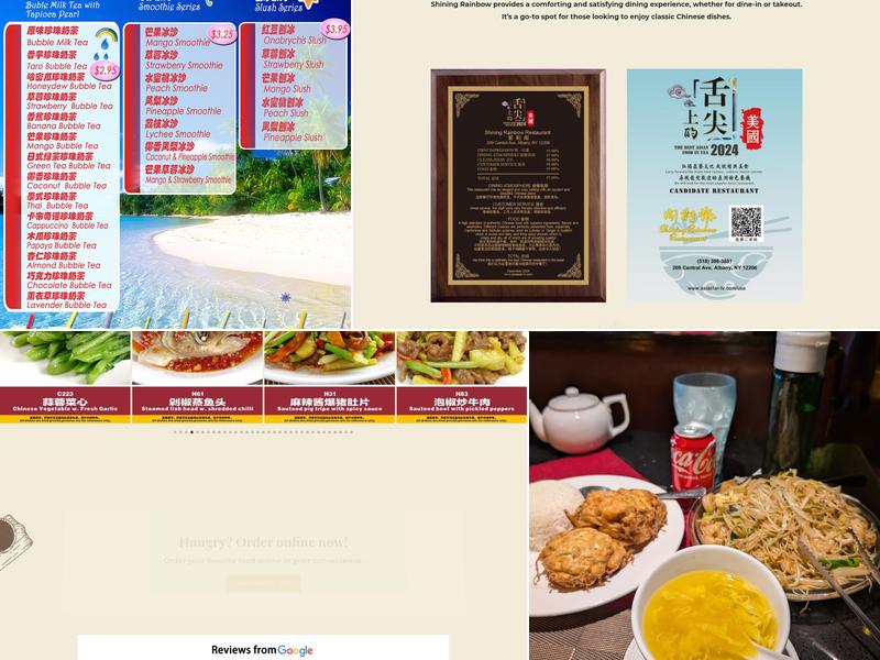Shining Rainbow Menu