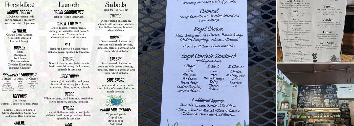 Little Garden Cafe Menu