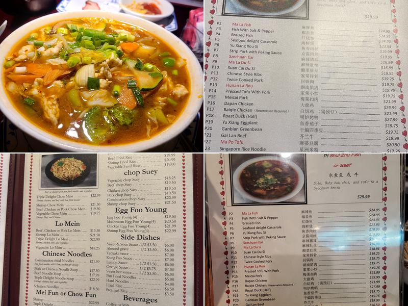Peking North Chinese Restaurant Menu