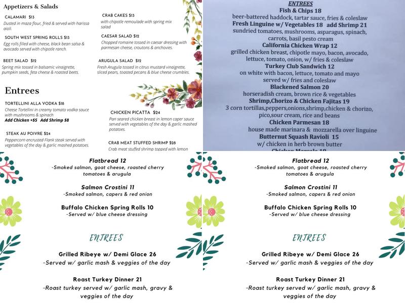 Chatham Grill Menu