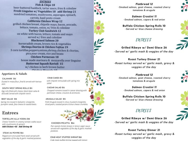 Chatham Grill Menu
