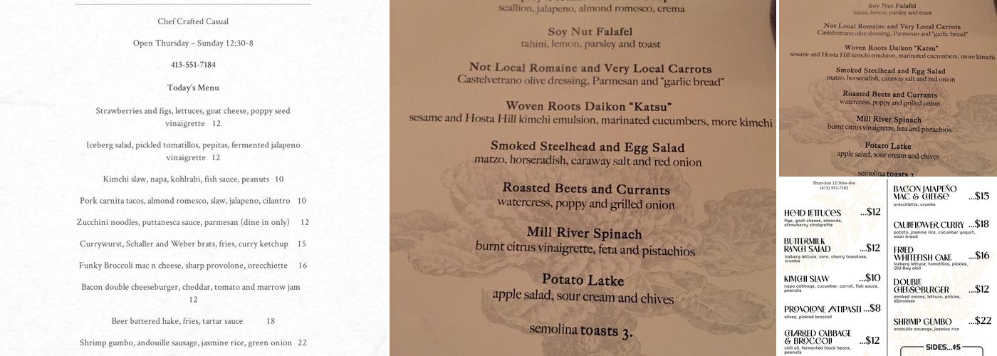 Nudel Restaurant Menu