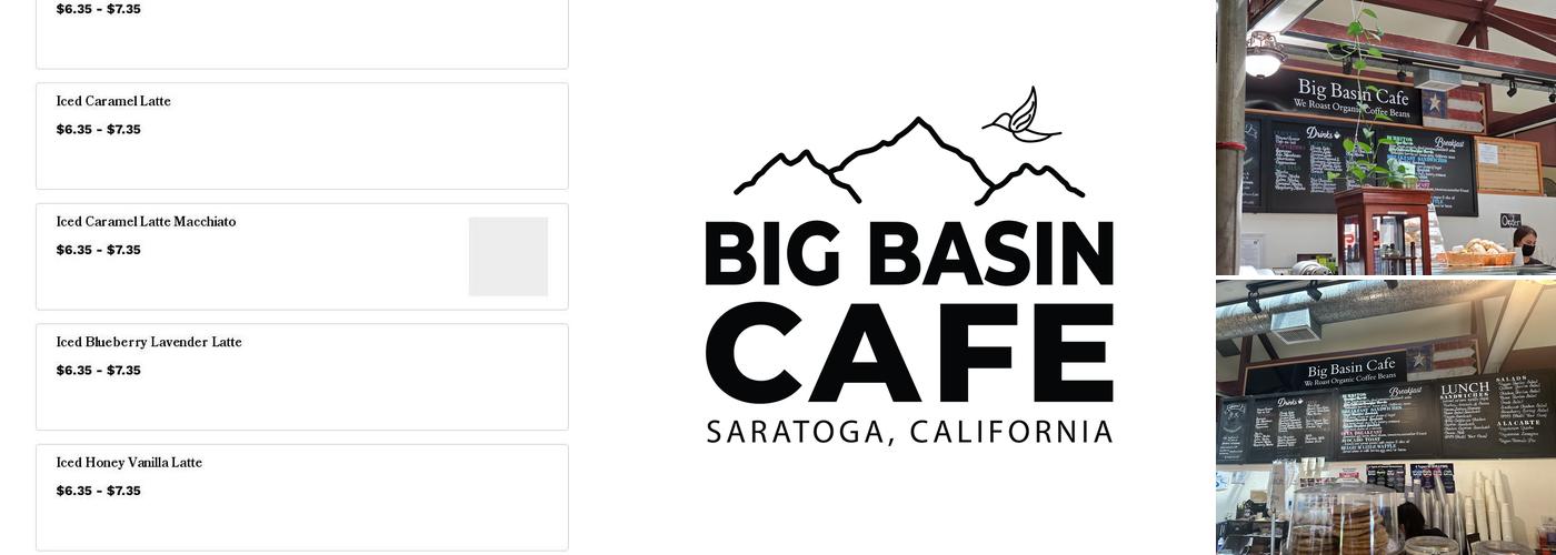 Big Basin Cafe Menu