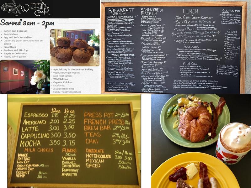Windmill Cafe Menu