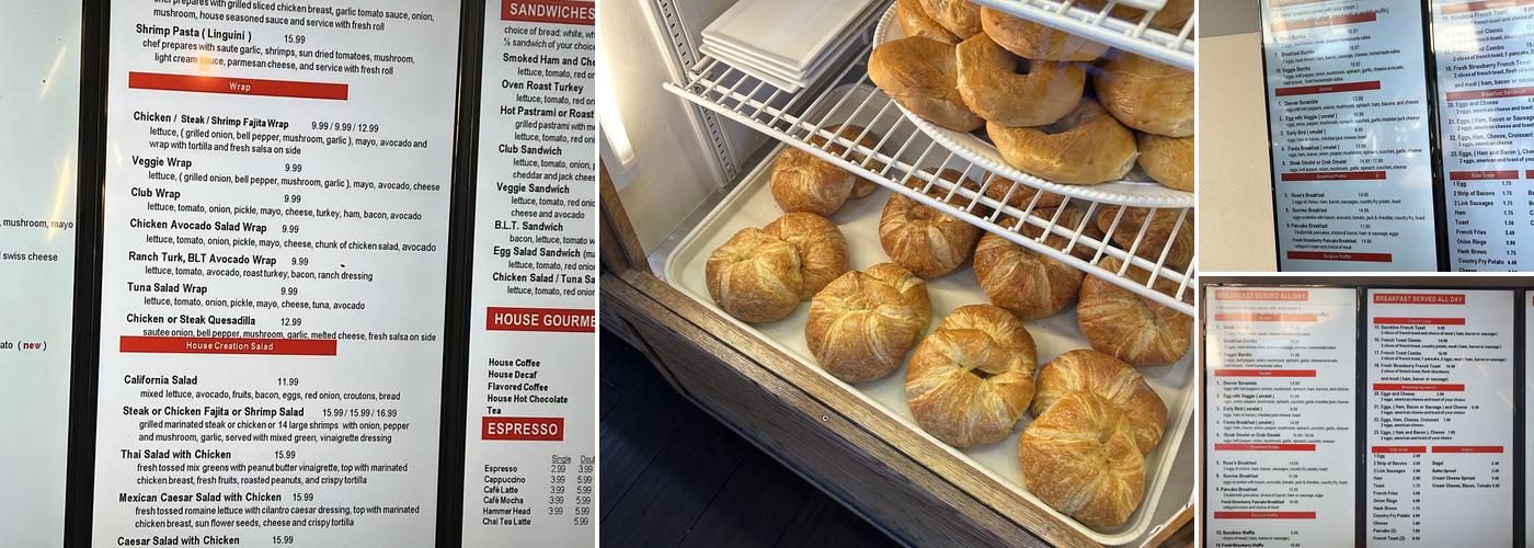 Rose Café & Donuts Menu