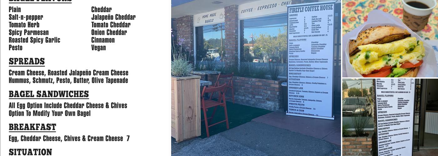 FireFly Coffee House Menu