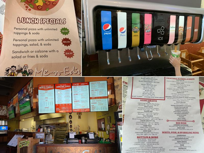 Me-n-Ed's Pizzeria Menu