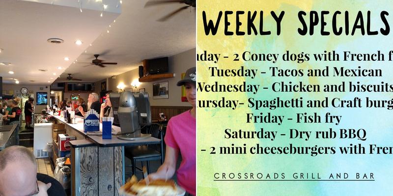 Crossroads Grill and Bar Menu